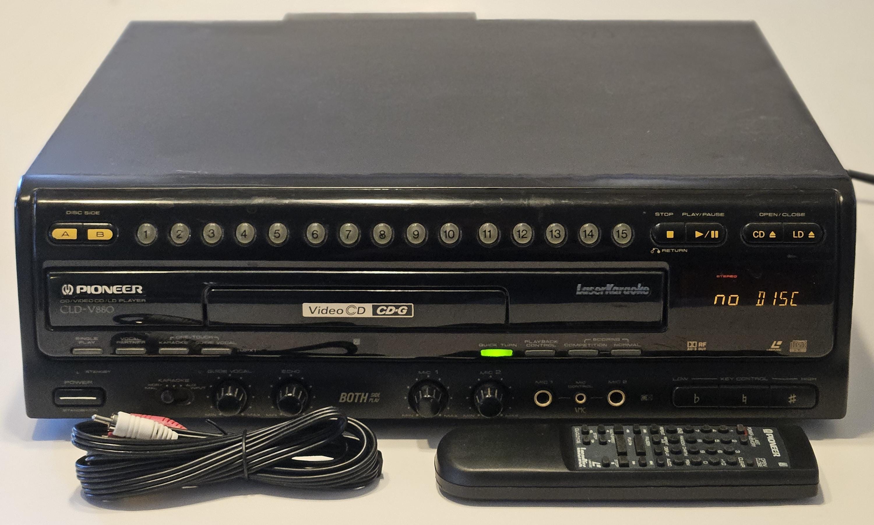 Pioneer CLD-V880 Laserdisc Karaoke Player - Etsy
