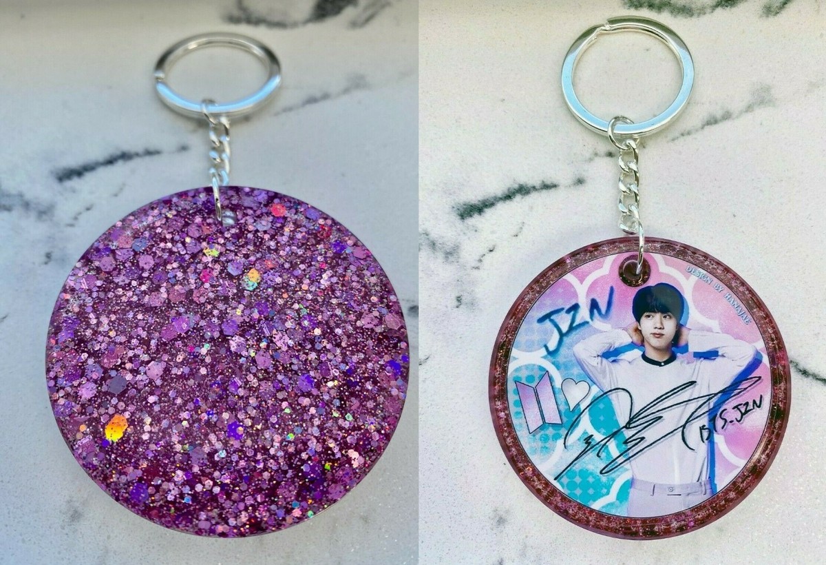 BTS Keychain: Signature Series (JIN Kim Seokjin) Autograph