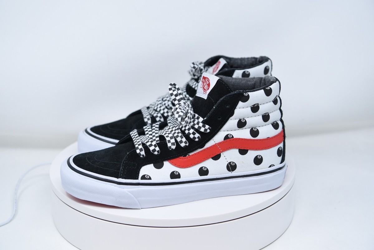 VANS x STUSSY SK8-Hi LX 8-Ball Unisex Mens 7 / Womens 8.5 | eBay