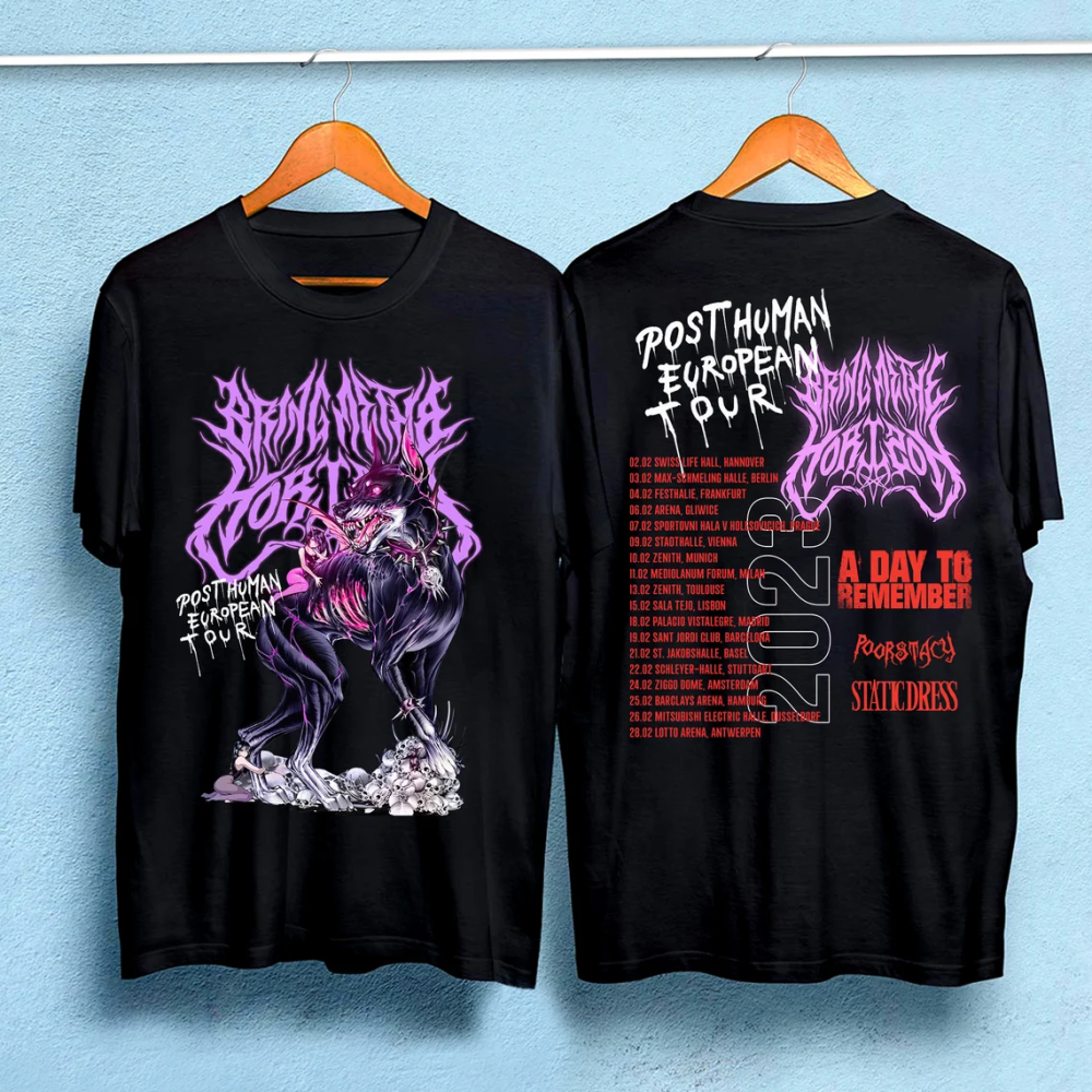 Bring Me The Horizon Music World Tour 2023 Unisex T-shirt Gift