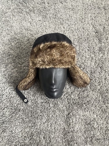 USHANKA Fur Fuzzy Mohair Y2K Avant Garde Hat Vintage OS Opium