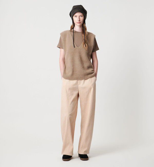 Steven Alan＞オーストラリアンウール ミックス ニットベスト（STEVEN