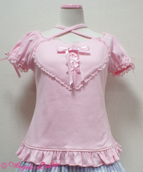 Angelic Pretty Love meハートカットソー