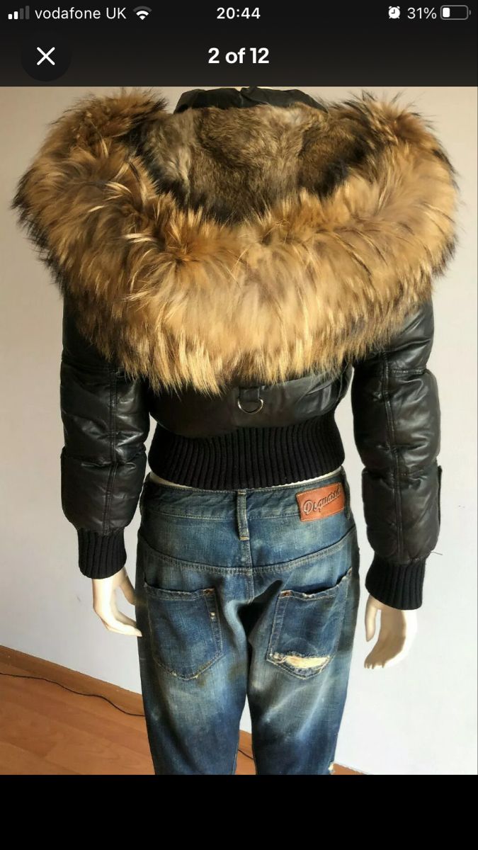 DSquared down bomber coat