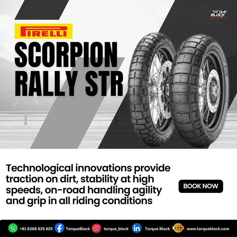 Get Pirelli Scorpion Rally STR 90/90-21 – Torque Block
