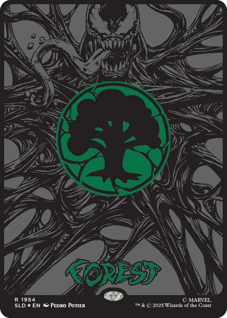SLD] Secret Lair x Marvel's Spider-Man: Mana Symbiote (Raised Foil