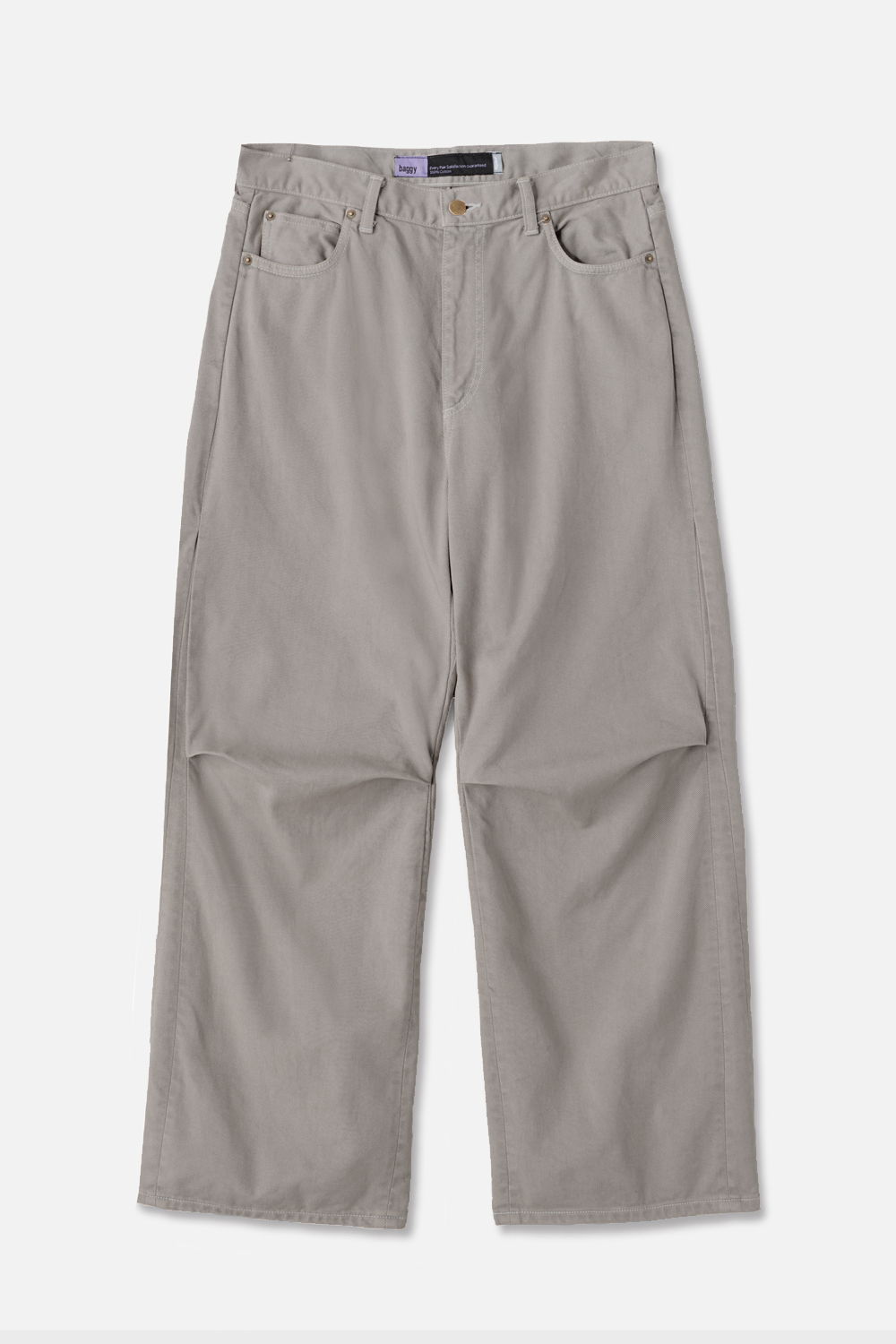 Pleated Knee Baggy Pants – FIFTH GENERAL STORE