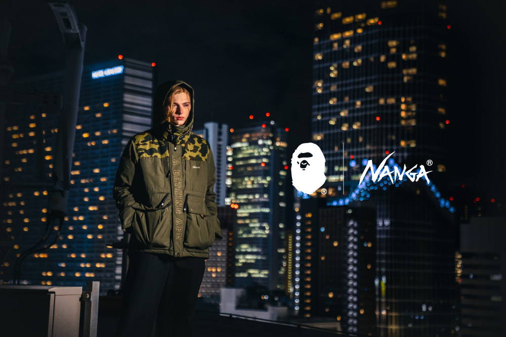 A BATHING APE®︎ × NANGA | bape.com
