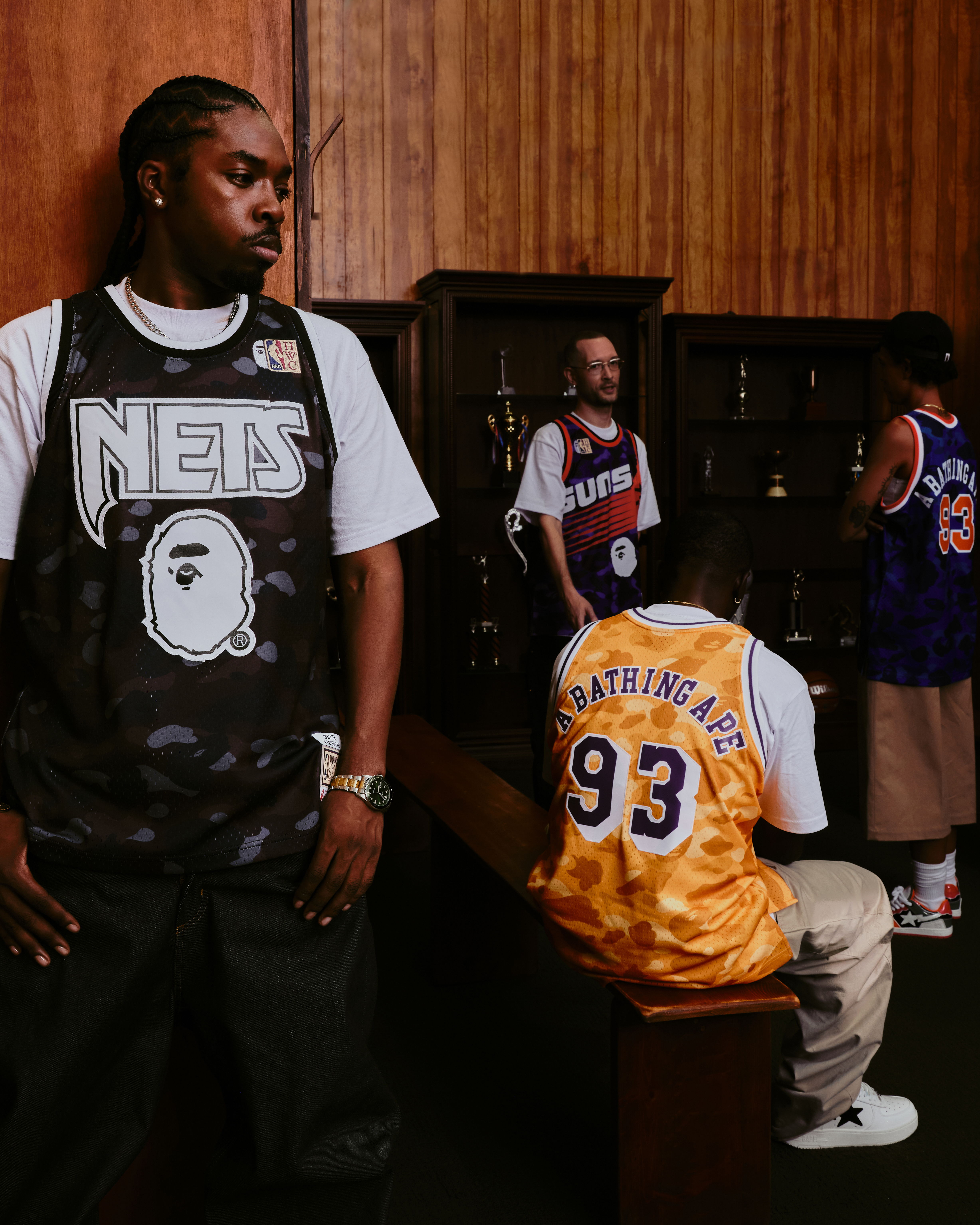 A BATHING APE®︎×MITCHELL & NESS | bape.com