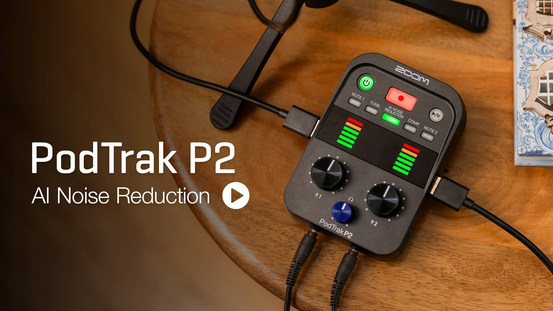 PodTrak P2 Podcast Recorder | Buy Now | ZOOM