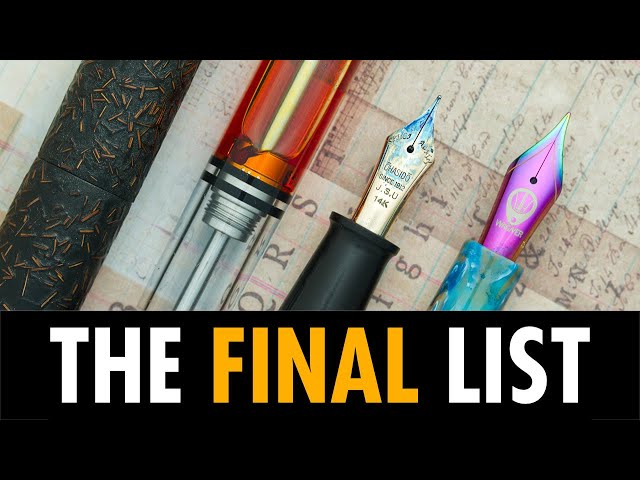 A Japanese Stationery Geek's Top 5 Pens: The 2025 List - YouTube