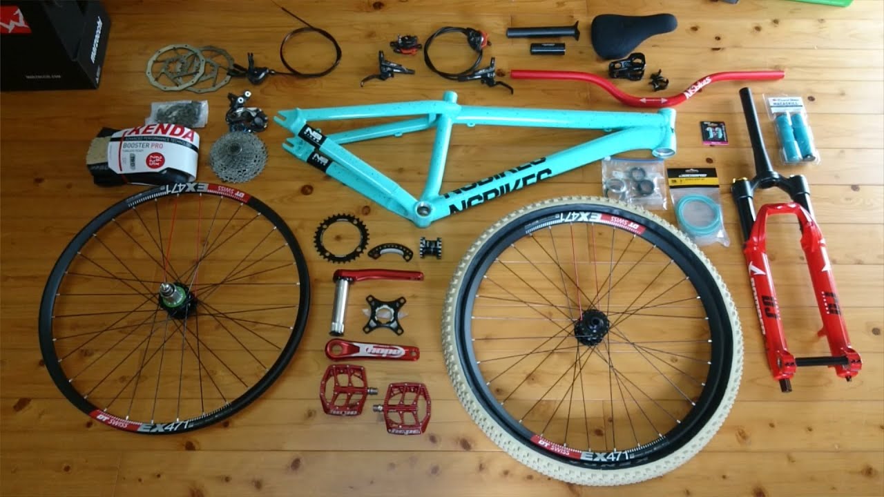 DREAM BUILD MTB DIRT JUMP BIKE - NS Bikes DECADE V2 - YouTube