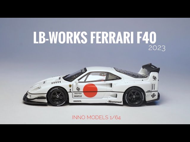 This diecast car is breaking limits! The F40 adorned with a