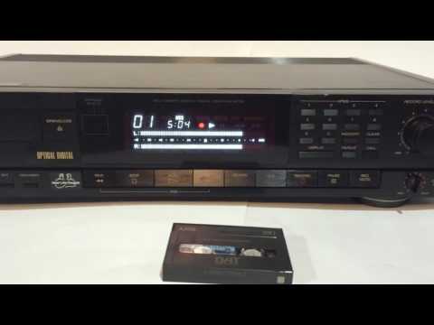 Sharp DAT RX-X100 - YouTube