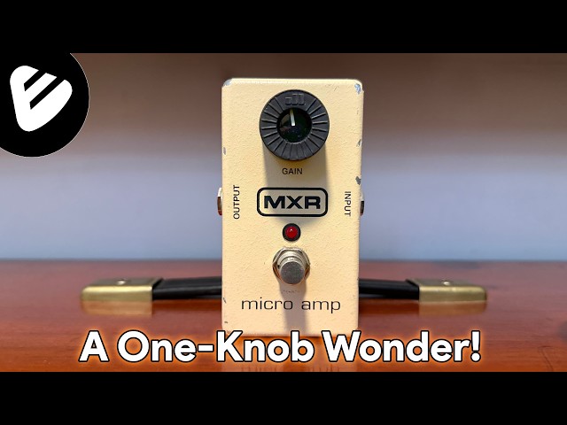 MXR Micro Amp Review + Demo - YouTube