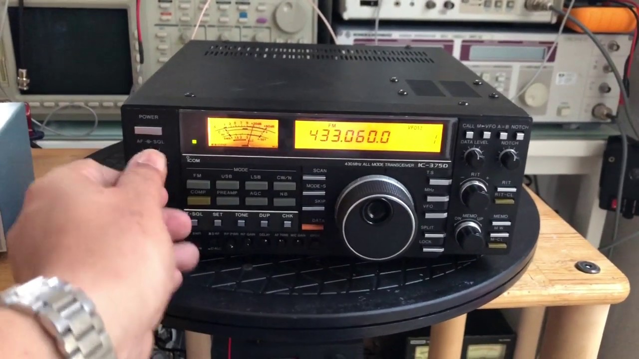 IC-375D 修理完了【2019/02/14】 - YouTube
