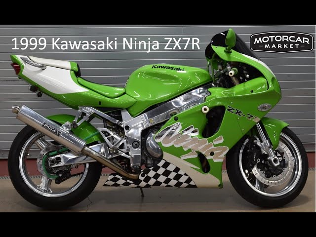 No Reserve: One-Owner 1999 Kawasaki Ninja ZX-7R for sale on BaT