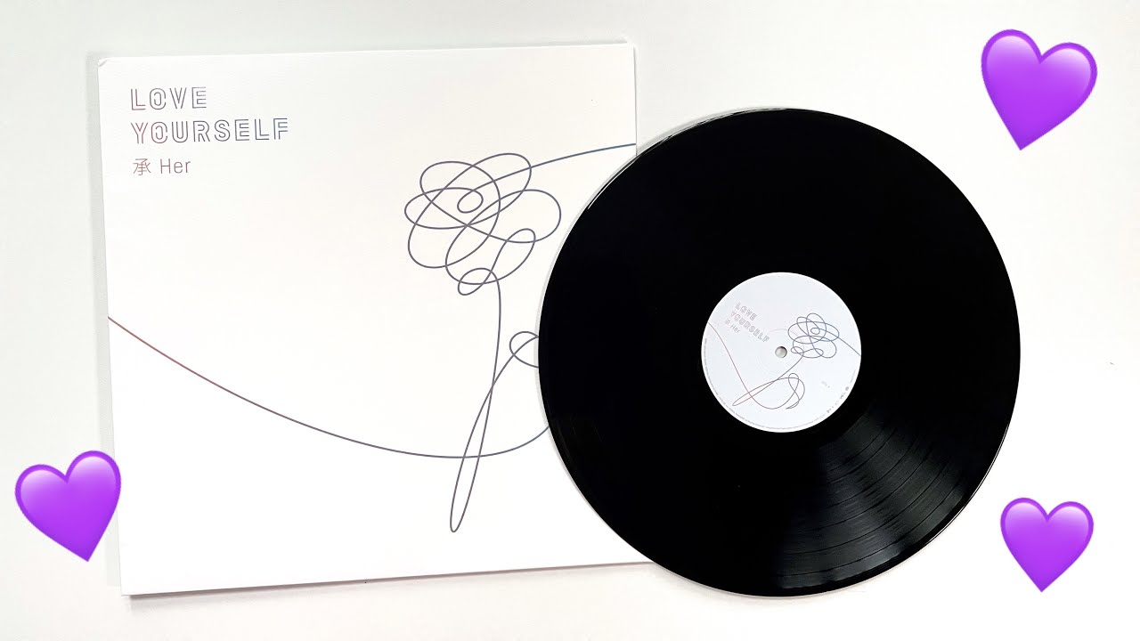 unboxing: BTS - LOVE YOURSELF 承 HER VINYL LP - YouTube