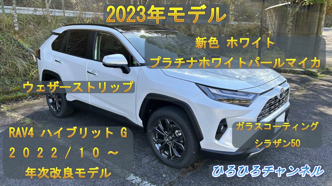 Toyota RAV4 New White Exterior 2022/10 Annual Update 2023 Model
