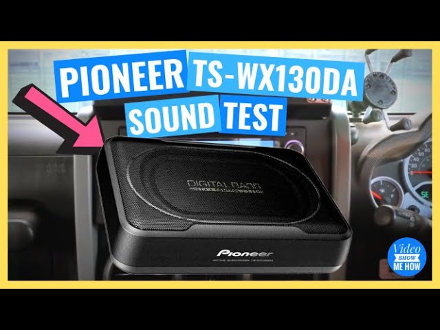 Pioneer TS-WX130DA Compact Slim Active Subwoofer - SOUND TEST (3/3