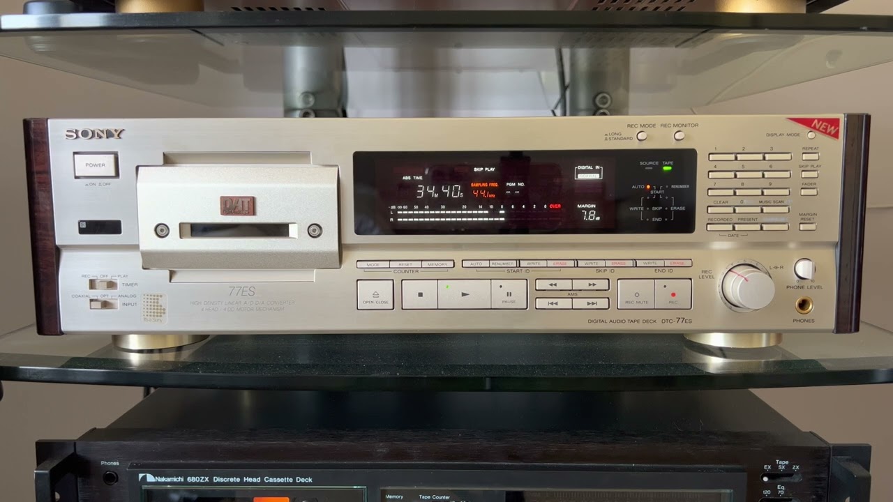 RCA Output: Golden Sony DTC-77ES DAT Deck Revives Buddha Bar
