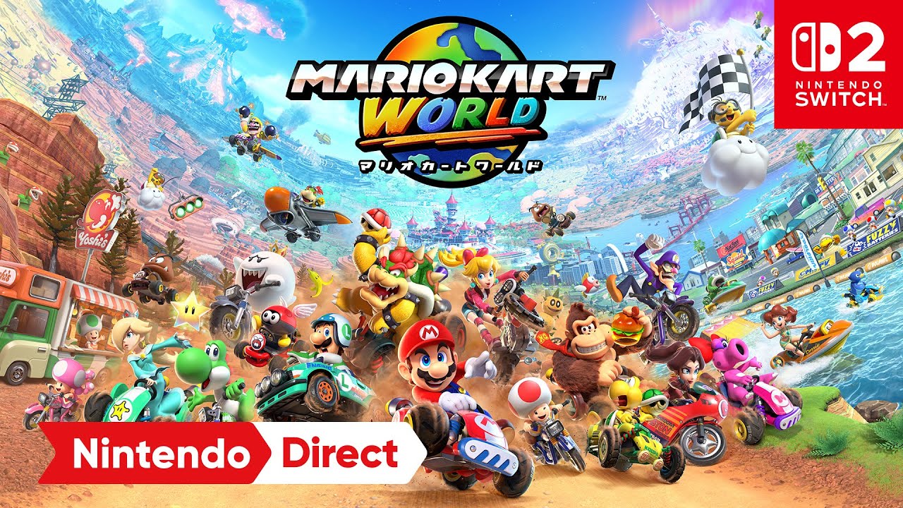 マリオカート ワールド [Nintendo Direct | Nintendo Switch 2] - YouTube