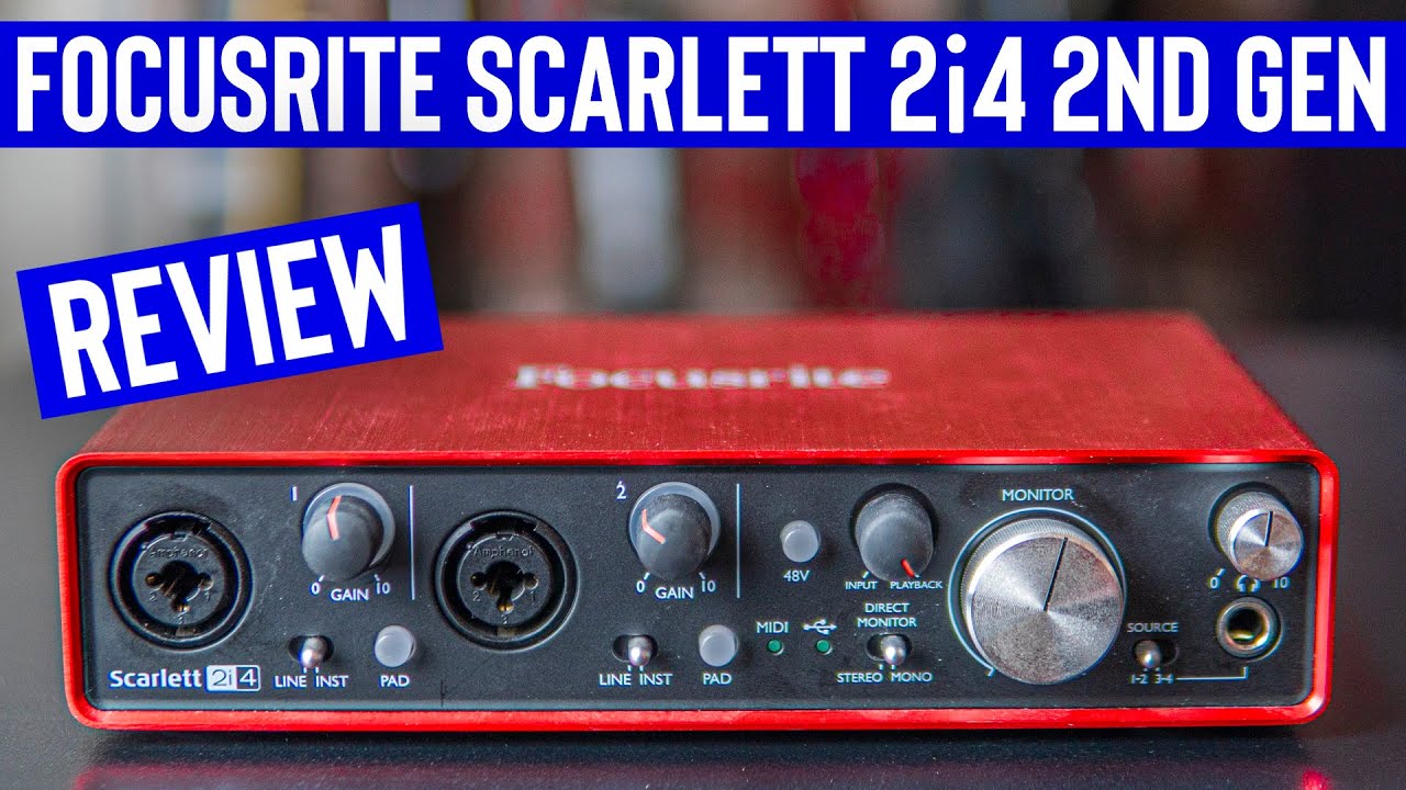 Focusrite Scarlett 2i4 2nd Gen REVIEW! - YouTube
