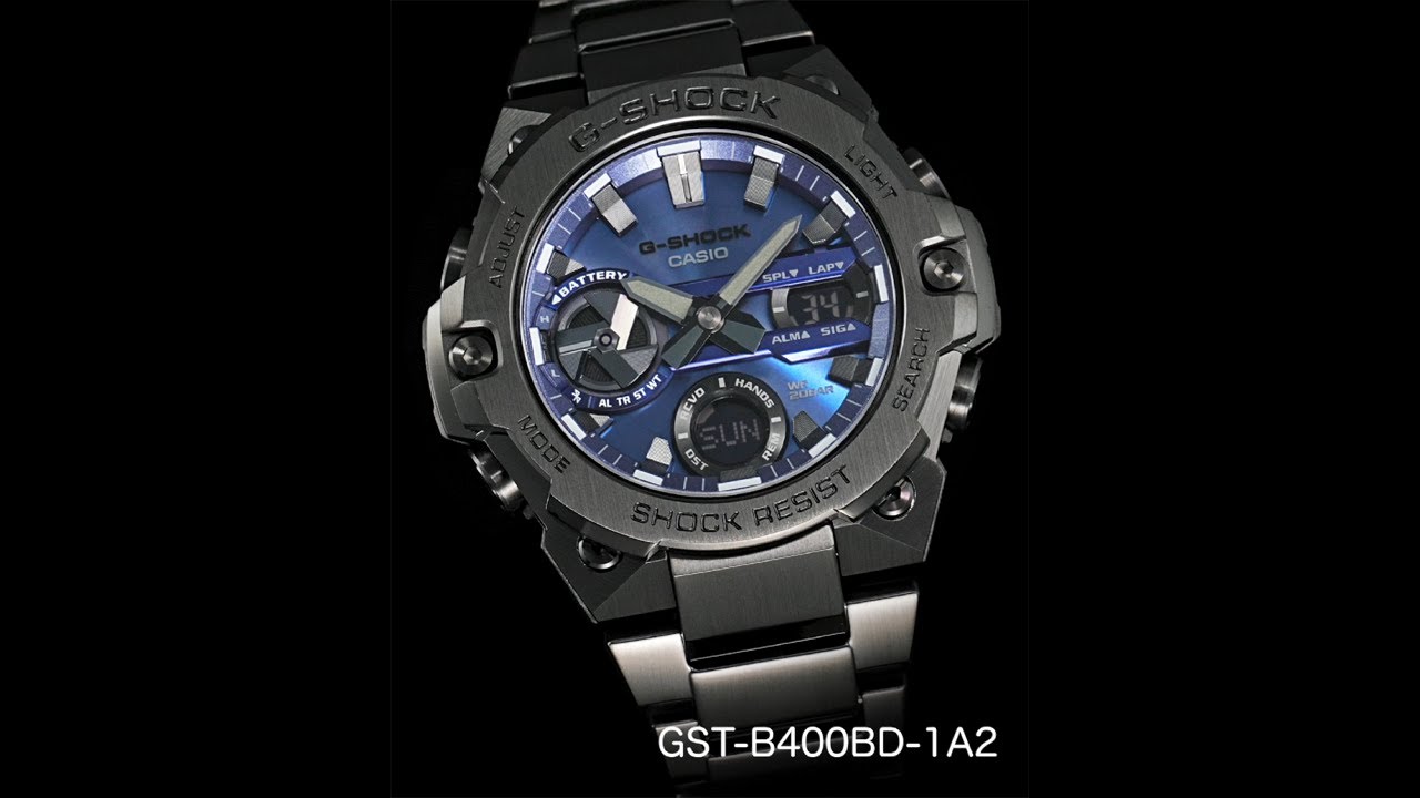 GSTB400BD1A2 | G-SHOCK G-STEEL Black | CASIO