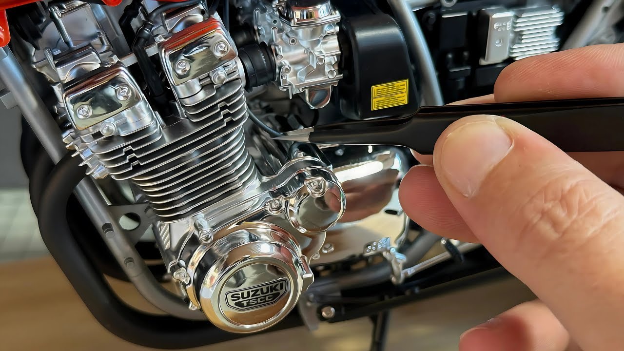 FULL BUILD | BIG 1/6 Model Scale HONDA CB 75OF Tamiya Rare Model
