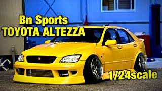 ﾌﾟﾗﾓﾃﾞﾙ』フジミ1/24 TOYOTA アルテッツァ BN SPORTSフルエアロ