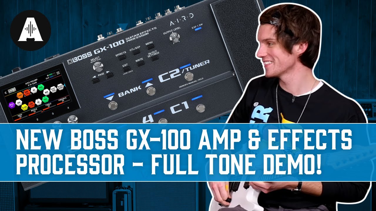 NEW Boss GX-100 Amp & Effects Processor - Full Overview & Tone