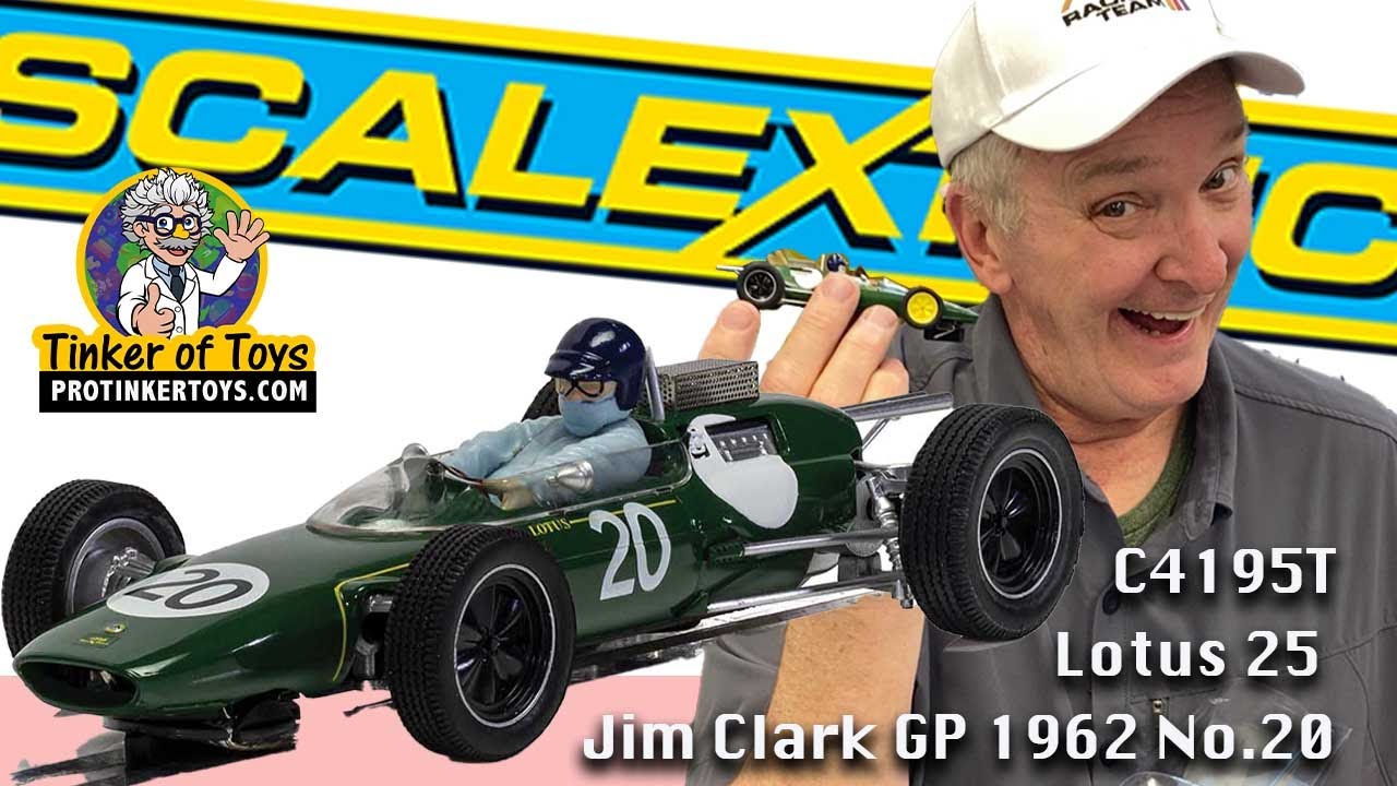 Lotus 25 - Jim Clark GP 1962 No.20 | C4195T | Scalextric - YouTube