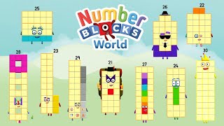 Numberblocks World #3 - Meet Numberblocks 21-30 and Learn How to
