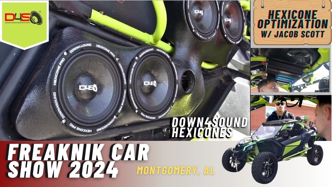8 DOWN4SOUND HEXICONE PROS BLASTING AT MONTGOMERY CAR SHOW! WITH
