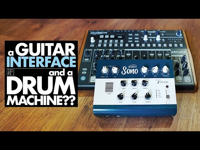 Audient Sono - Guitar Interface with a Drum Machine?? - YouTube