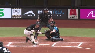 7回表】初球で決めた!! マリーンズ・寺地隆成 セーフティスクイズで