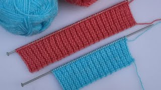 Easy And New Border Knitting Pattern For Cardigan Border - YouTube
