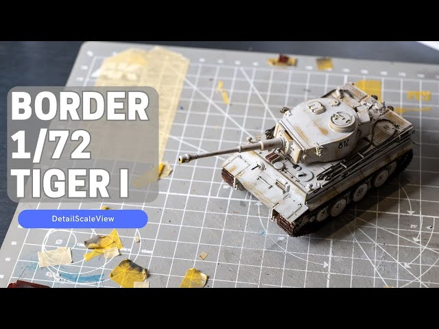 Border Model 1/72 Tiger I (TK7203) Build-Review - YouTube