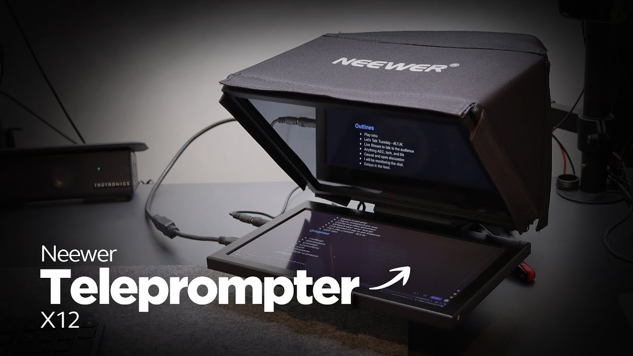Neewer X12 Teleprompter Unboxing and Testing - Will It Work With A