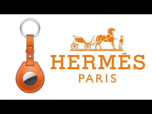 Hermès AirTag Key Ring in Orange - YouTube