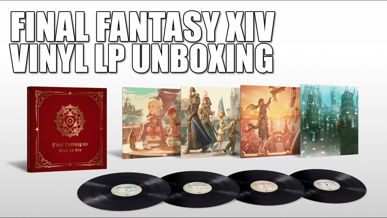 FINAL FANTASY XIV VINYL LP BOX! UNBOXING - YouTube