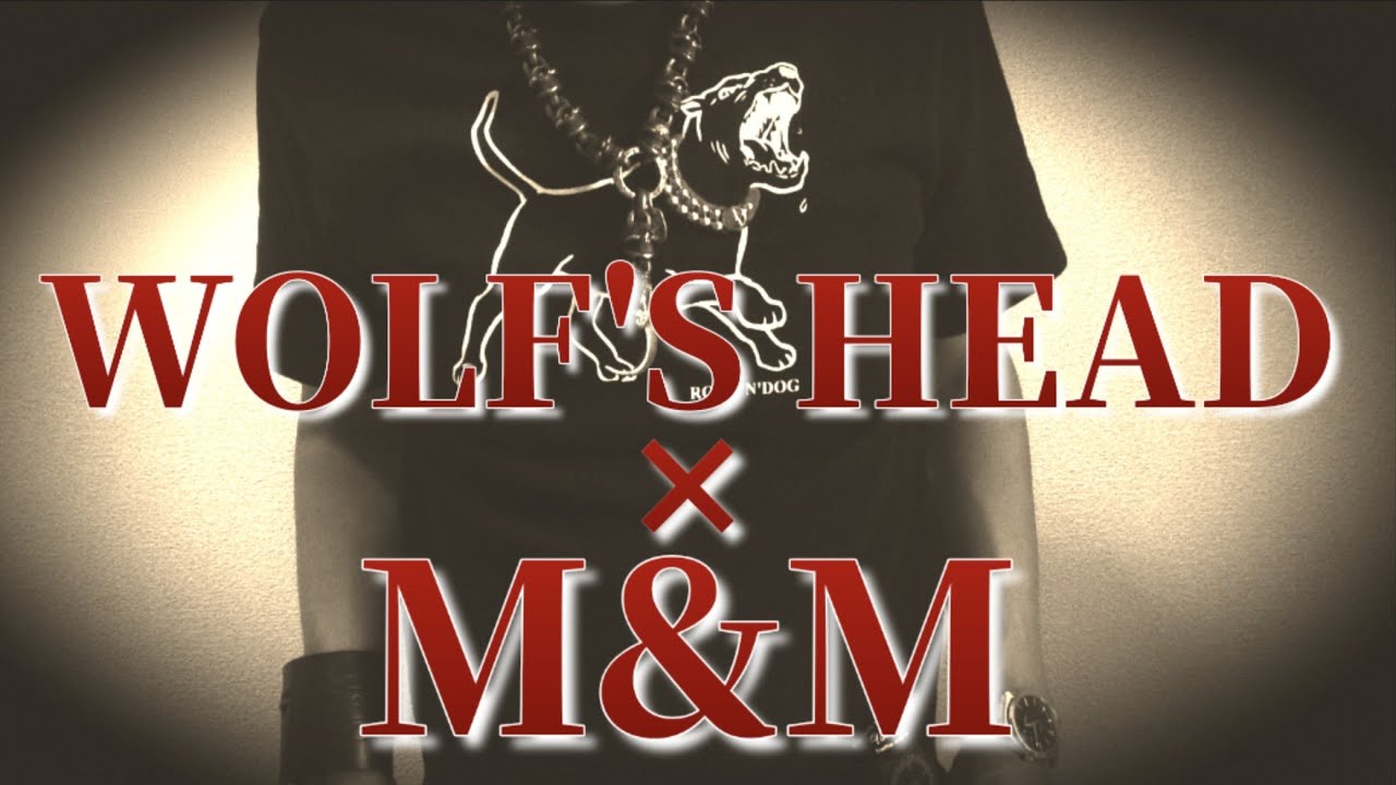 ウルフズヘッド M＆Mコラボ Tシャツ 藤井フミヤ 着用 DOG