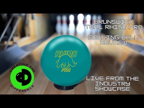 Brunswick Teal Rhino Pro QUICK LOOK Ball Review - YouTube