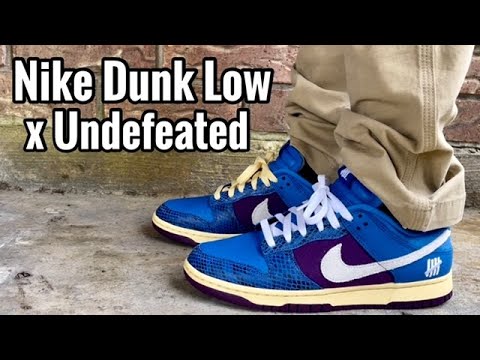 Nike Dunk x Undefeated “5 on it” Review & On Feet - YouTube