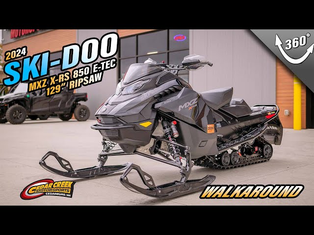 Walkaround | 2024 Ski-Doo MXZ® X-RS® Rotax® 850 E-TEC 129 RipSaw