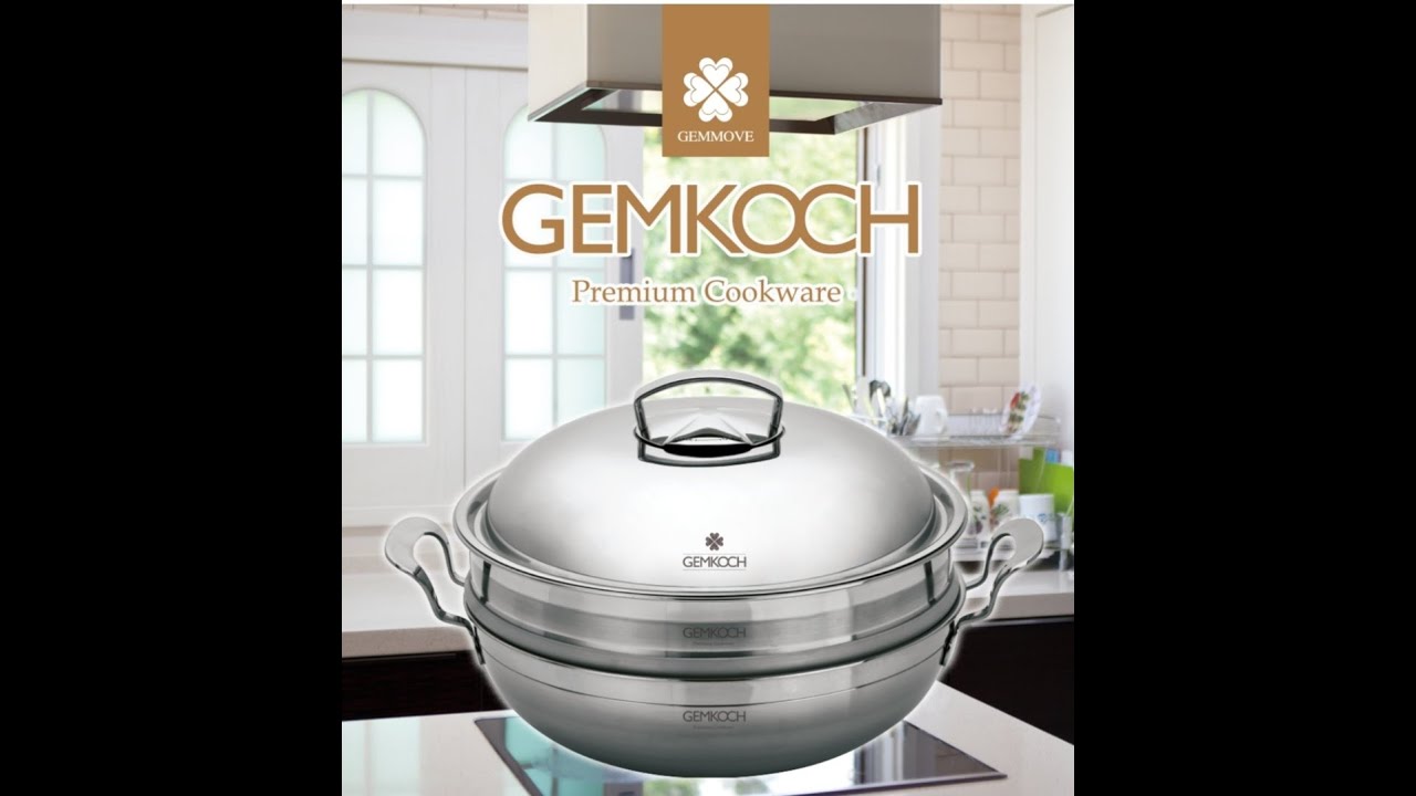 GEMKOCH MULTI WOK & STEAMER 32cm