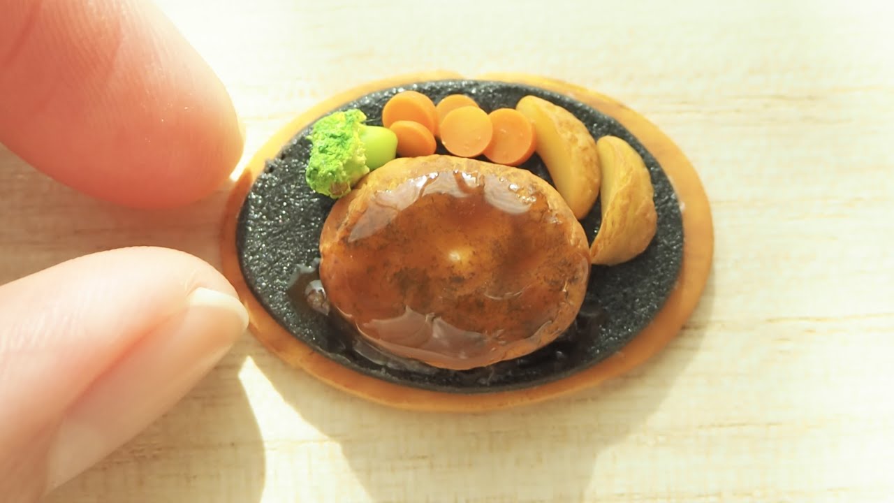 ミニチュアハンバーグの作り方【フェイクフード】【食品サンプル