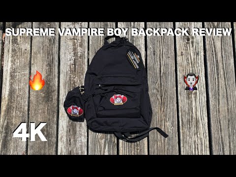 Supreme Vampire Boy Backpack Review - YouTube