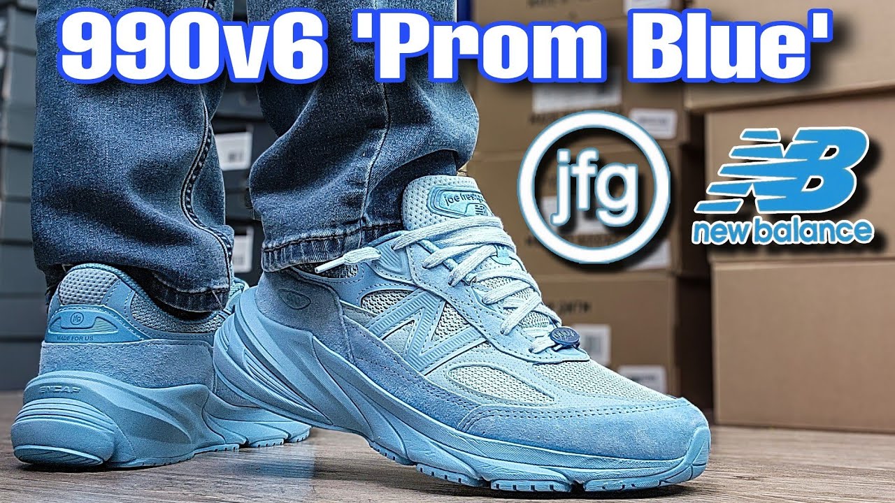 Joe Freshgoods x New Balance 990v6 'Prom Blue' Sneaker Review & On