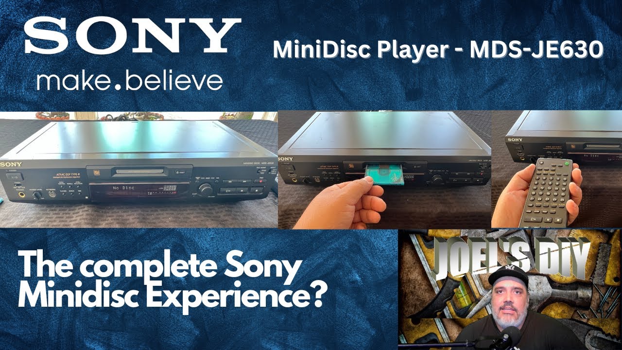Sony MiniDisc Player - MDS-JE630 - Review - YouTube
